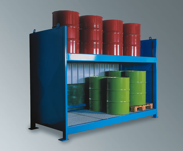 Wasserschutzfachcontainer 2 Ebenen - Breite 3130 mm